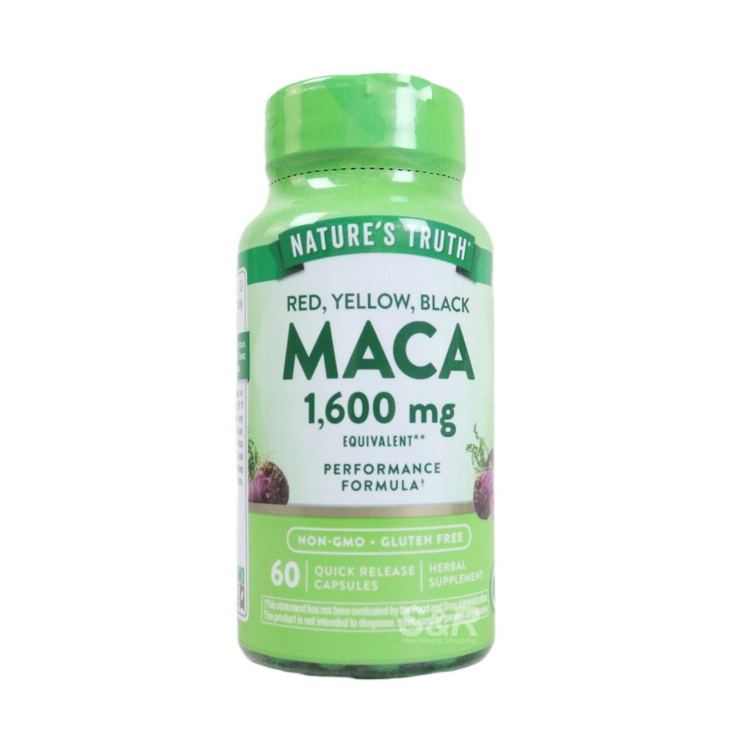 Nature's Truth MACA 1,600mg 60 capsules